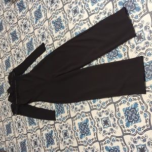 Fashion Nova Black Mesh Jumpsuit Size S